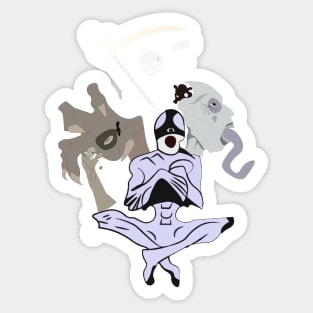 Even The Devil On My Shoulder Sometime Whispers Sticker